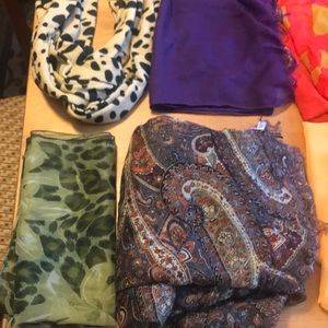 10 misc scarves!